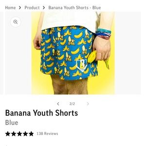 BL101 Banana BlueYouth Shorts
